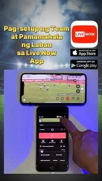 Pag-setup ng Team at Pamamahala ng Laban sa Live Now App #AppLiveNow #Football #Shotsvideo