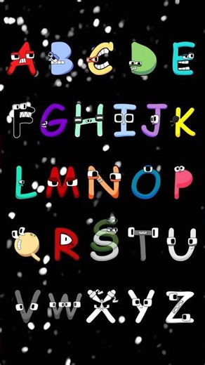 Funny ABC Song Shorts | Colorful Alphabet Characters | A–Z for Kids #learnabc #abcsong #kidsmusic