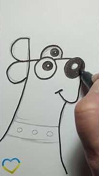 Як намалювати простий малюнок для дітей/СОБАКА ЗІ СЛОВА DOG /How to draw a DOGS for children