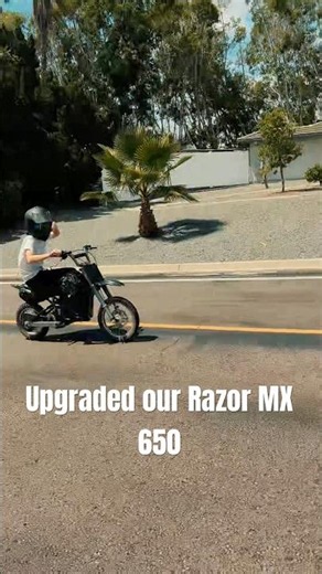 Upgraded Razor MX 650! #razor #ebike #summer #surron
