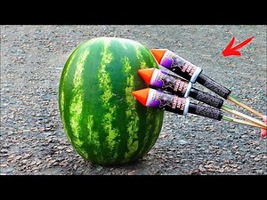 Experiment: Firecracker Grenade vs Halloween Pumpkin