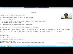 50 - ABAP OOPS - ALV by CL_GUI_ALV_GRID - Creation Part5