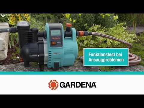 GARDENA Ansaugprobleme Hauswasserautomaten