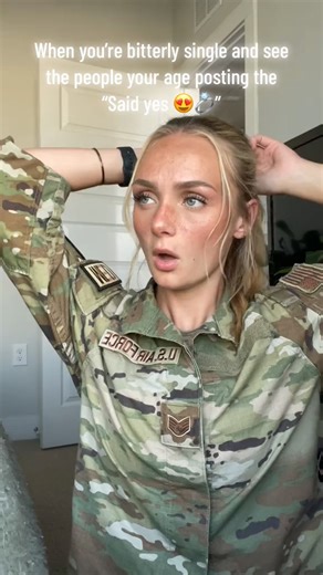 5.5K views · 387 reactions | i had 4 people i know get engaged, and 2 announce their pregnancy JUST LAST WEEK #miltok #military #militarytiktok #womeninuniform #womeninmilitary #militaryuniform #afmedic #medic #militarymedic #airforce #army #navy #coastguard #marinecorps #spaceforce #foryou #fypシ #fyp #foryoupage | The Rylee | Facebook