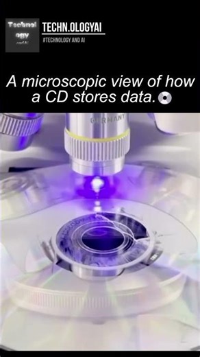 How cd looks like in microscobe.