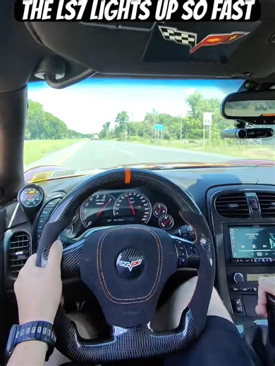 All that titanium helps so much #C6Z06 #LS7 #T56 #Corvette #AtomicOrange #Manual #StreetCar #Cars