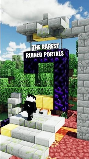 The RAREST Ruined Portal I’ve Ever Found