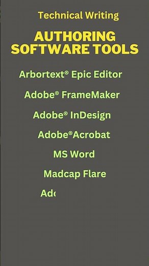 Technical writing |content writing| Authoring Software Tools