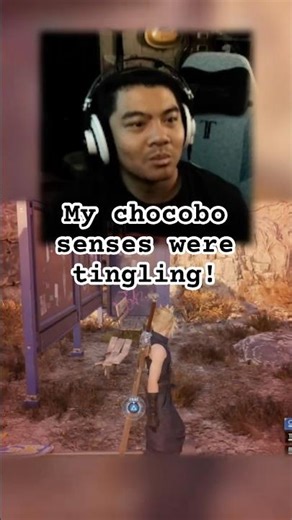 My baby Chocobo senses were tingling! #FinalFantasy7Rebirth #FinalFantasy7 #FF7Rebirth #FF7