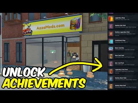 How to unlock ALL ACHIEVEMENTS in TCG Card Shop Simulator!