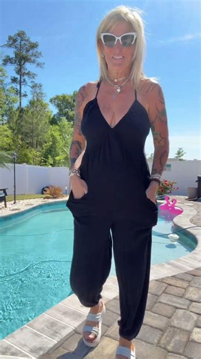 Stunning Cupshe Plunge Halter Jumpsuit: Your Spring & Summer Fashion Must-Have #jumpsuits #fashion