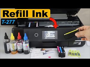Refill Epson T277 Ink cartridges - Easy Method (Epson XP-970 Printer Refill Ink Cartridge)