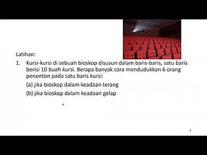 Matematika Diskrit - Pembahasan Latihan Kombinatorial