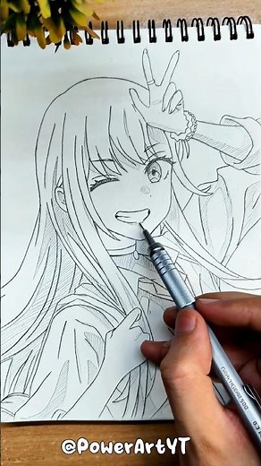 Drawing Marin Kitagawa ! ✨ #イラストメイキング #創作 #アニメ #鬼滅の刃