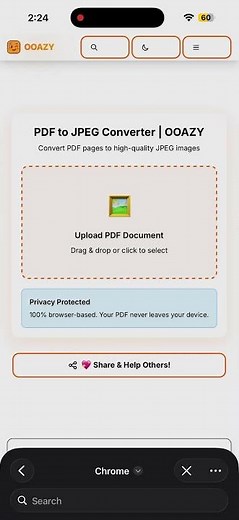 How to Convert PDF to JPEG Online Free | OOAZY PDF to JPEG Tool #pdftojpg #pdftools