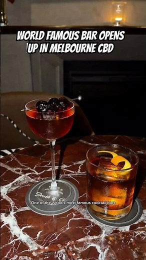 This world famous bar has just opened up in Melbourne CBD! Death and Co.