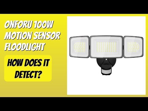 REVIEW (2026): Onforu 100W Motion Sensor Floodlight. Features