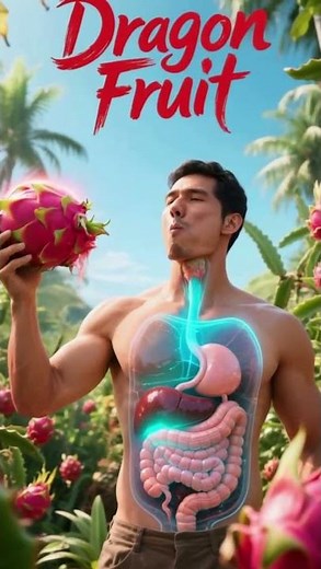 Dragon Fruit Digestion: What Happens Inside Your Body | 3D Animation