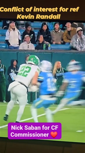 American athletic conference should do better. First he operates a university gifting donation center for a Mississippi university. The winner of game would face Mississippi team? Wtf. #olemiss #collegefootball #meangreen #northtexas #collegeplayoffs Nick Saban is right. #NickSaban | Kelley Rogers