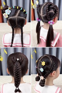 Lots of Ideas for Easy Little Girl Hairstyles | Parenting
