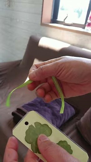 栞の簡単なリボンの結び方