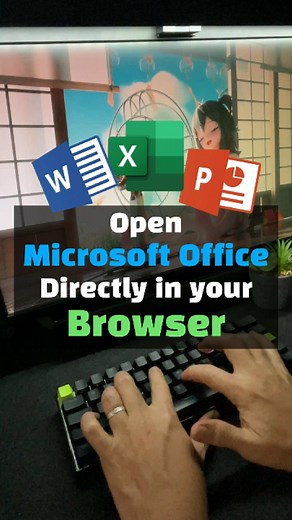 Open Microsoft Office Directly in your Browser #msoffice #msword #microsoftword #excel #pctips