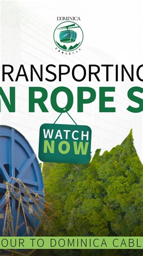 Dominica Cable Car on Instagram: "A major step forward for the Dominica Cable Car project. Our team transported a 6.6 km rope spool weighing 65 tons — one of the heaviest lifts the island has ever seen. This rope forms part of the main line that will carry every cable car cabin from the bottom station to the top. A significant milestone delivered by the engineers and crew on the ground. #DominicaCableCar #EngineeringProgress #InfrastructureDevelopment #ProjectMilestone Know more – https://domini