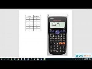 Using Casio fx-82au PLUS II to find Standard Deviation