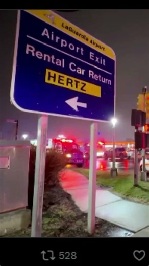 New CCTV video shows Air Canada Express flight AC8646 crashing into rescue truck at LaGuardia Airpor