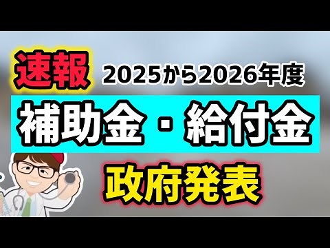 【速報】補助金給付金・中小企業・個人事業主向け新・補助金情報・経済産業省概算要求・令和8年度2025年【中小企業診断士YouTuber マキノヤ先生】2266回