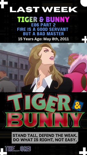 Tiger & Bunny E06 Smokeout #anime #action #superhero #comics #scifi