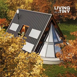 67K views · 821 reactions | Two-storey A-frame House Design | Living In A Tiny | Facebook