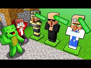 Mikey and JJ Can Choose their JOB in Minecraft (Maizen)