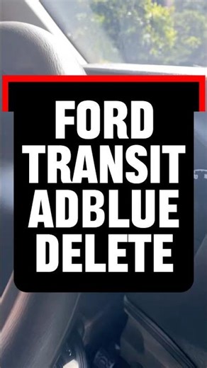 Ford Transit 2022 Adblue Delete mediante reprogramación de la computadora 🧑‍💻 a domicilio 🚐💨