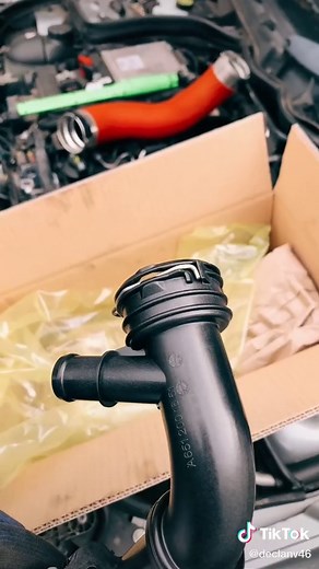 Mercedes C-Class 204 651 C250 AMG Sports Car Water Pump Repair