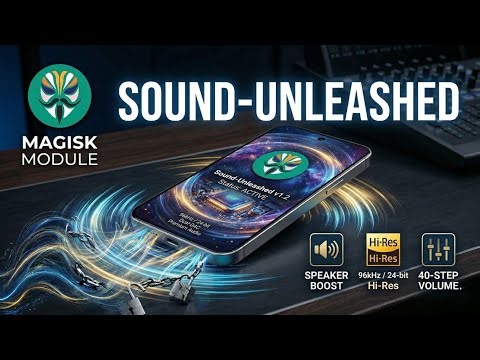 🎧 Ultimate Audio Mod for Android! Install Sound-Unleashed (Root/Magisk) 🔥