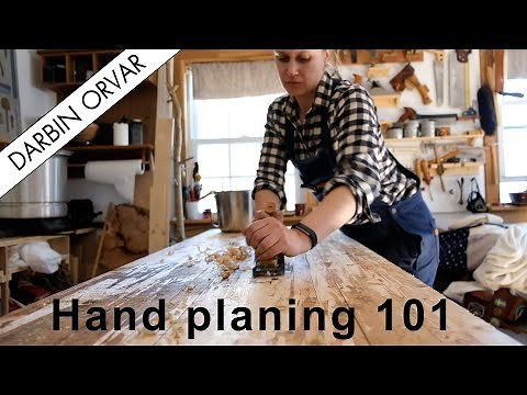 The incredible HAND PLANE. Cleaning up a workbench with a Stanley No. 62 Low Angle Jack Plane