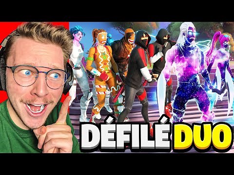 FORTNITE DUO SKIN CONTEST! The level is CRAZY! (duo fashion show)