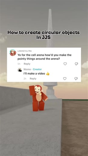 Building Tip: How to make circular objects in JJS #jjs #jujutsushenanigans #roblox #tips @ʟᴏᴡᴋᴇʏᴜʟᴛʀᴀ