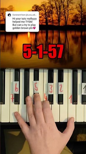 Golden Brown Intro Piano Tutorial #shorts