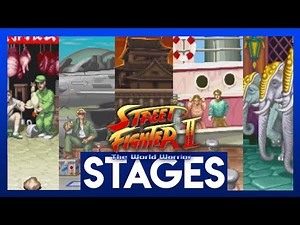 Street Fighter II: The World Warrior (Arcade) - ALL STAGES