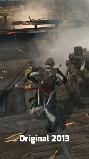 Boarding Ship Comparison - Assassins Creed Black Flag Original vs Resynced