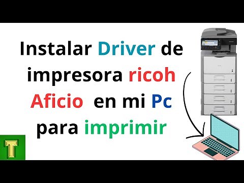 Install Ricoh Printer Driver on PC. Connect Ricoh Printer to PC/Install Ricoh Aficio USB.