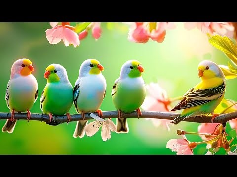 Birds Singing 4K~ Birdsong Soothe the Heart and Mind 🌿 Relax the Nervous System, Heal the Whole Body