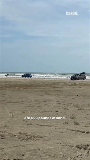 Popular Texas beach adds two miles of sand
