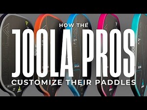 How the JOOLA Pros Customize Their Gen 3 Paddles With Lead/Tungsten Tape