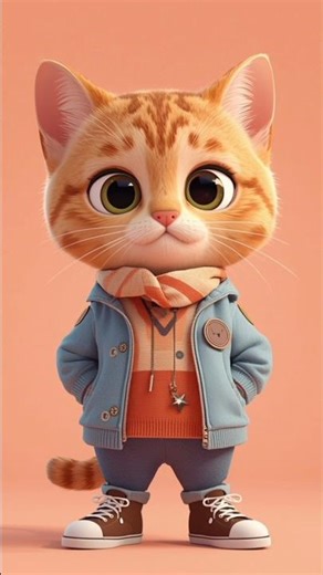 " meow meow Human Style# Cartoon# Cat | Cute Cat# Cartoon Animation 🐱