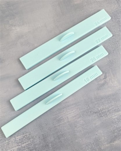 Linking Rulers for Brother Knitting Machine, Set of 4 (sizes 18-24), 3D Printed Seaming Guide for Necklines & Shoulders, Gift for Knitters - Etsy