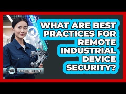 What Are Best Practices For Remote Industrial Device Security?