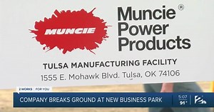 Muncie Power Products break ground at new business park in north Tulsa